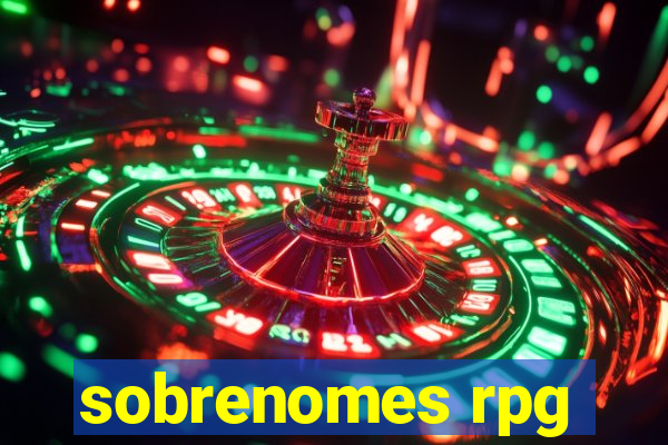 sobrenomes rpg